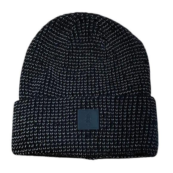 Free People Movement Let's Race Fleece Lined Recycled Yarn Beanie Black (NEW) - Picture 3 of 8
